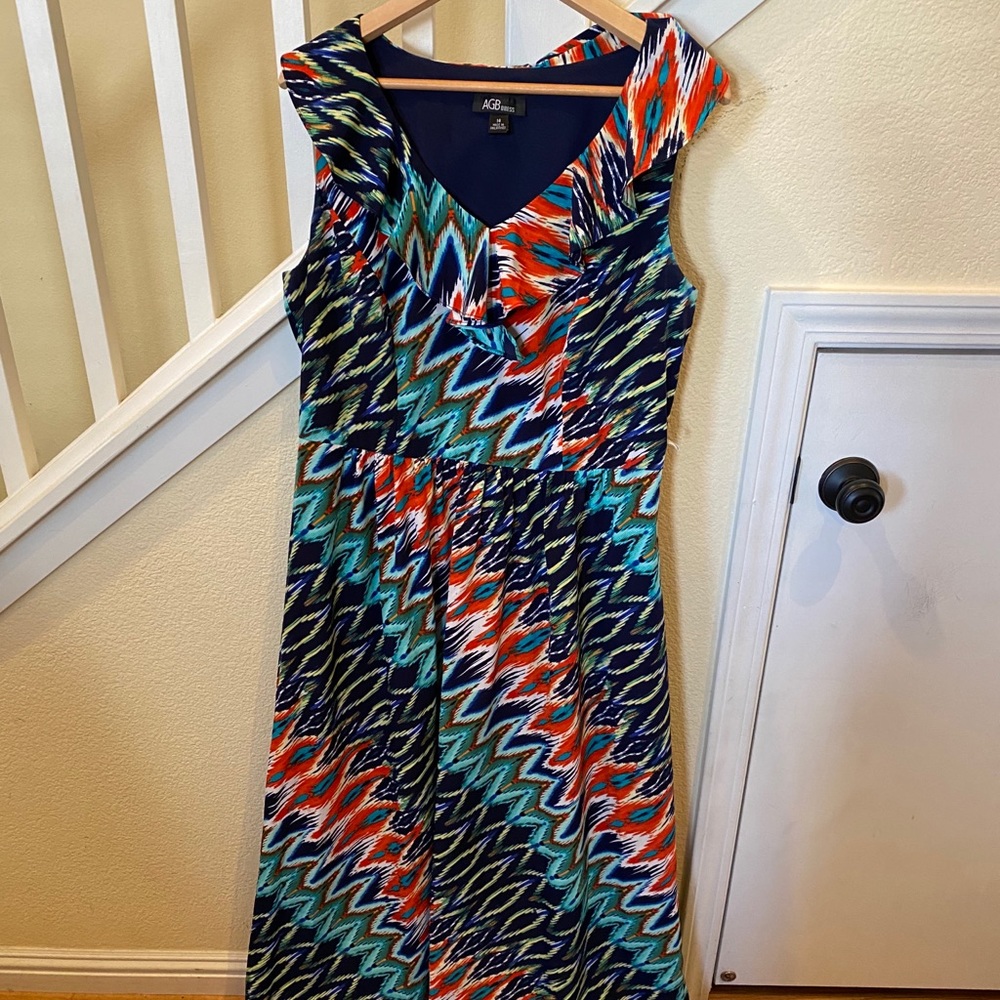 AGB Multicolored Maxi Dress